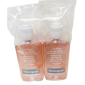 Neutrogena oil free acne wash pink grapefruit 2 Bottles